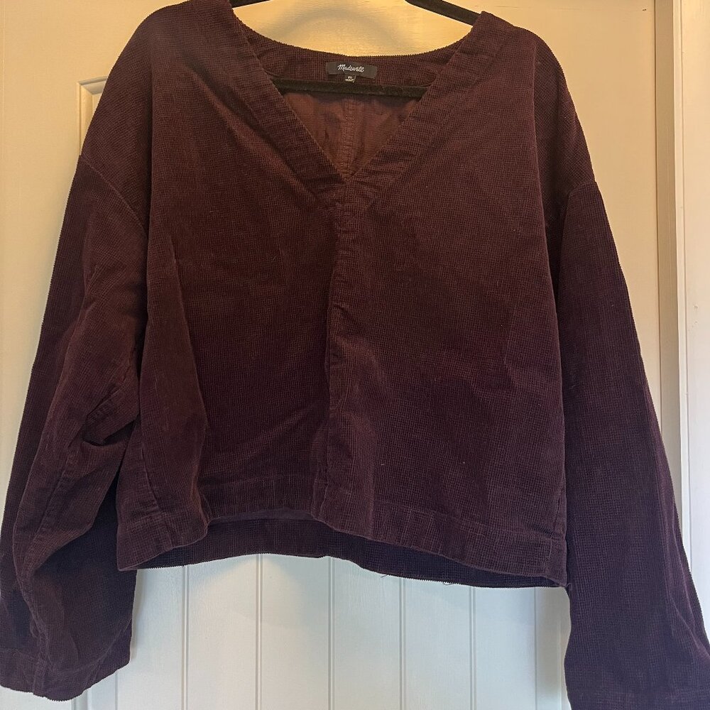 Madewell courderoy long sleeved shirt